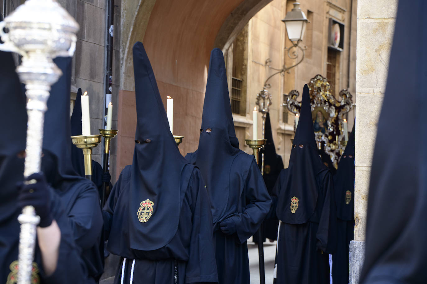 Fotos: La procesión del Rosario de Sábado Santo en Murcia, en imágenes