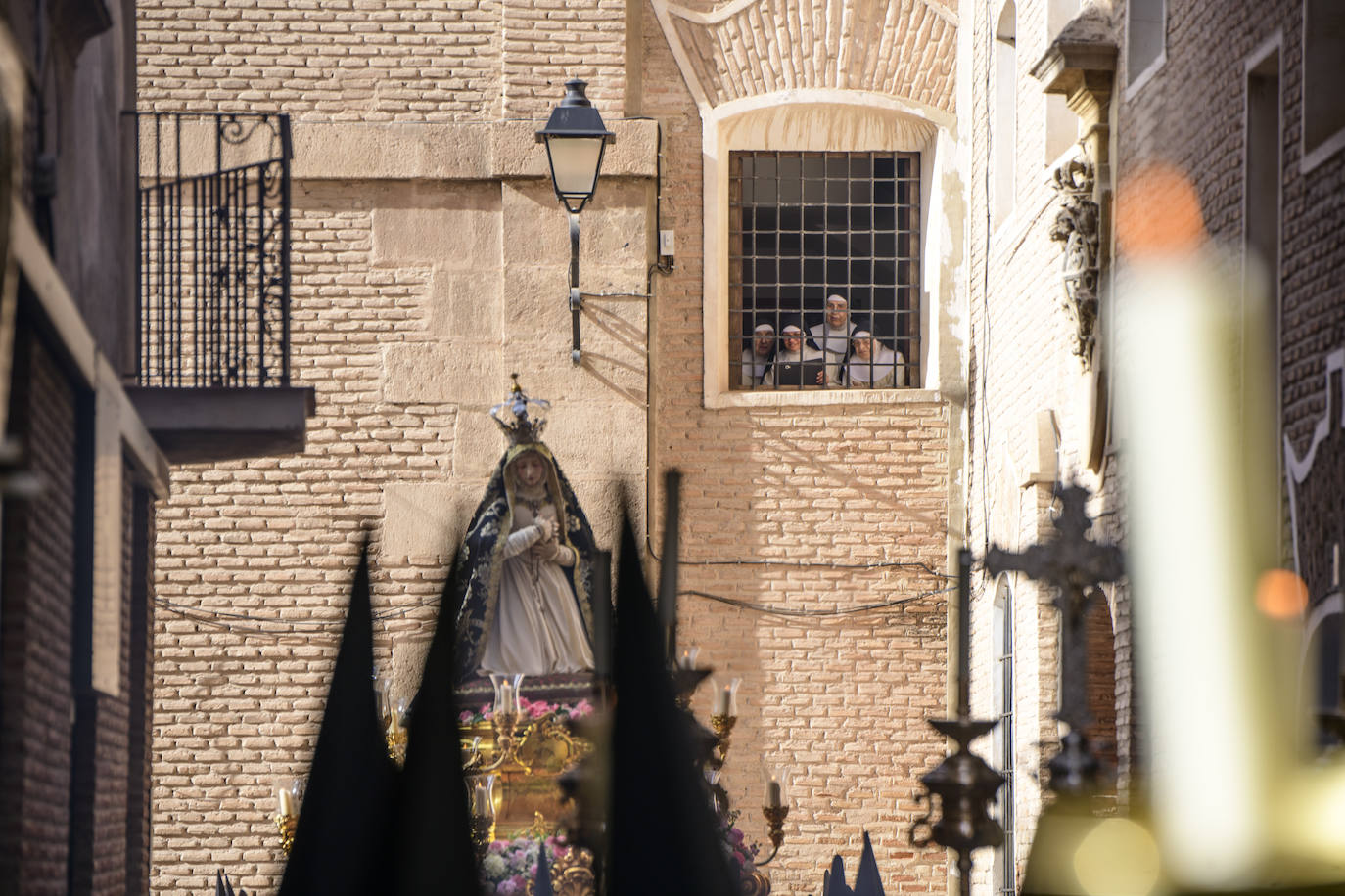 Fotos: La procesión del Rosario de Sábado Santo en Murcia, en imágenes