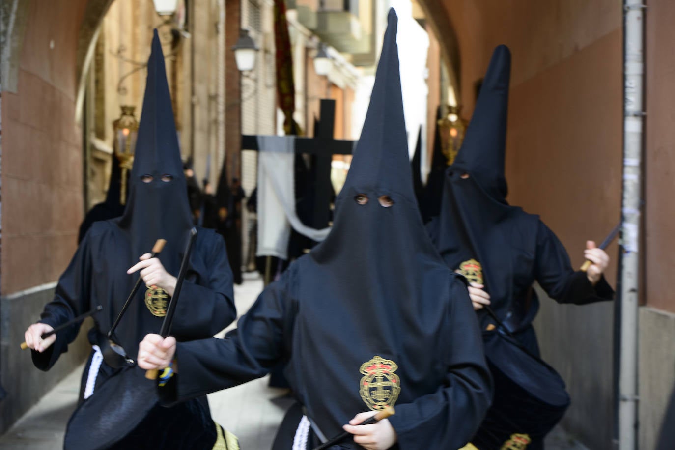 Fotos: La procesión del Rosario de Sábado Santo en Murcia, en imágenes