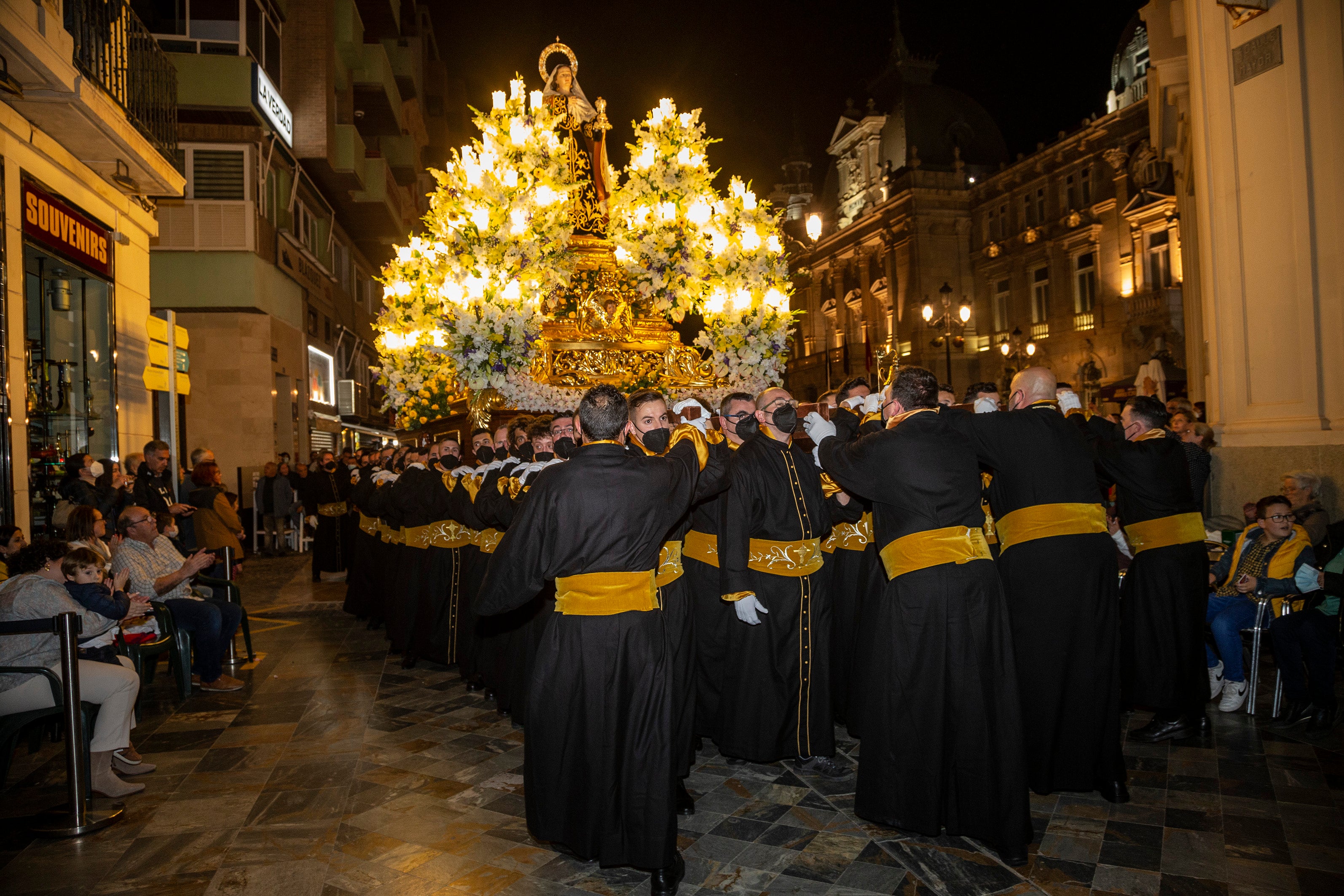 Fotos: Procesión del Santo Entierro de Cartagena en el Viernes Santo