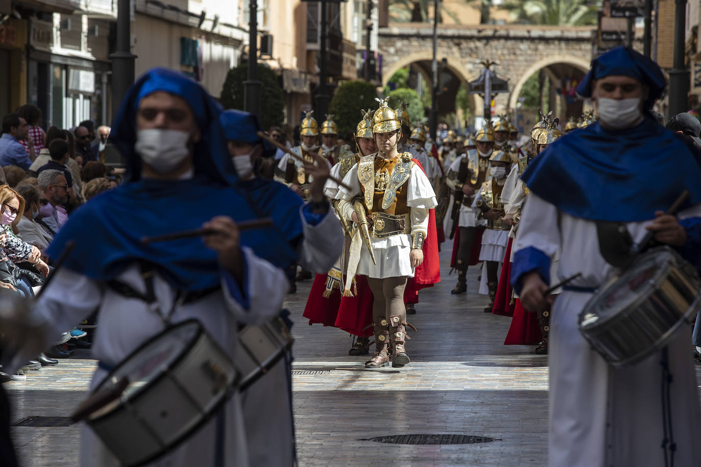 Fotos: La procesión del Resucitado de Cartagena, en imágenes