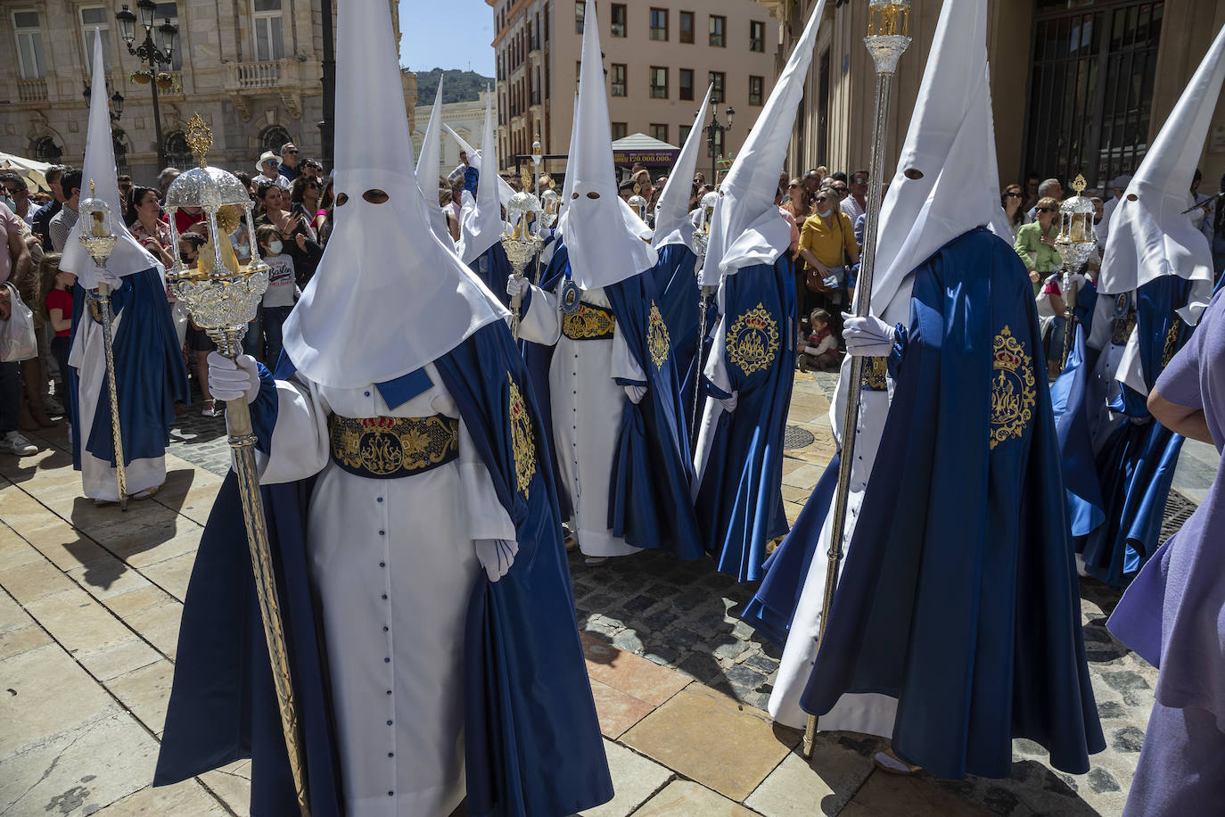 Fotos: La procesión del Resucitado de Cartagena, en imágenes