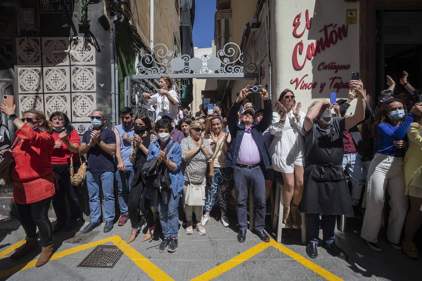 Fotos: La procesión del Resucitado de Cartagena, en imágenes