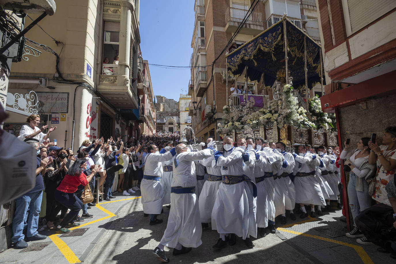 Fotos: La procesión del Resucitado de Cartagena, en imágenes