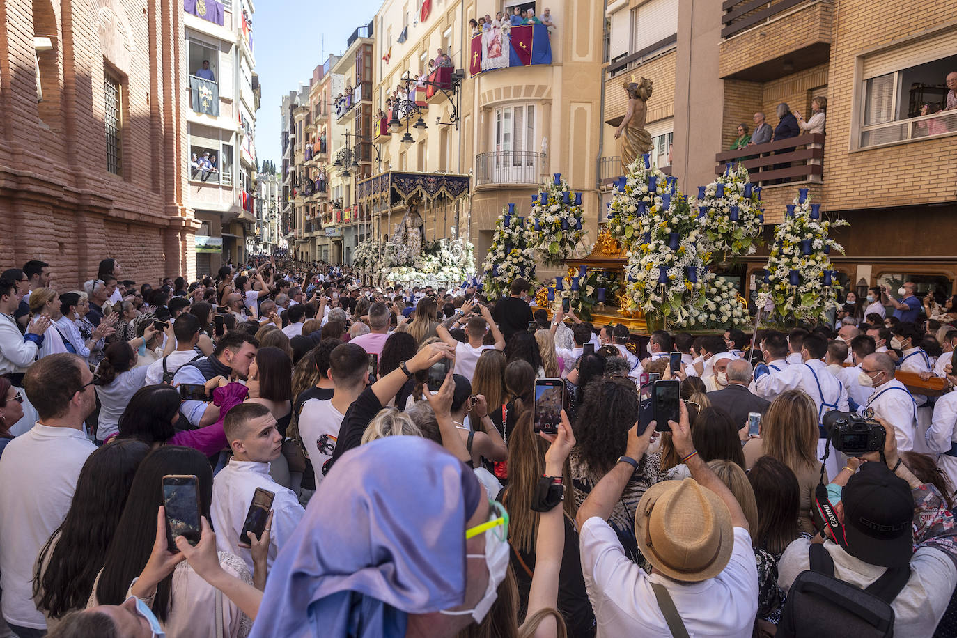 Fotos: La procesión del Resucitado de Cartagena, en imágenes
