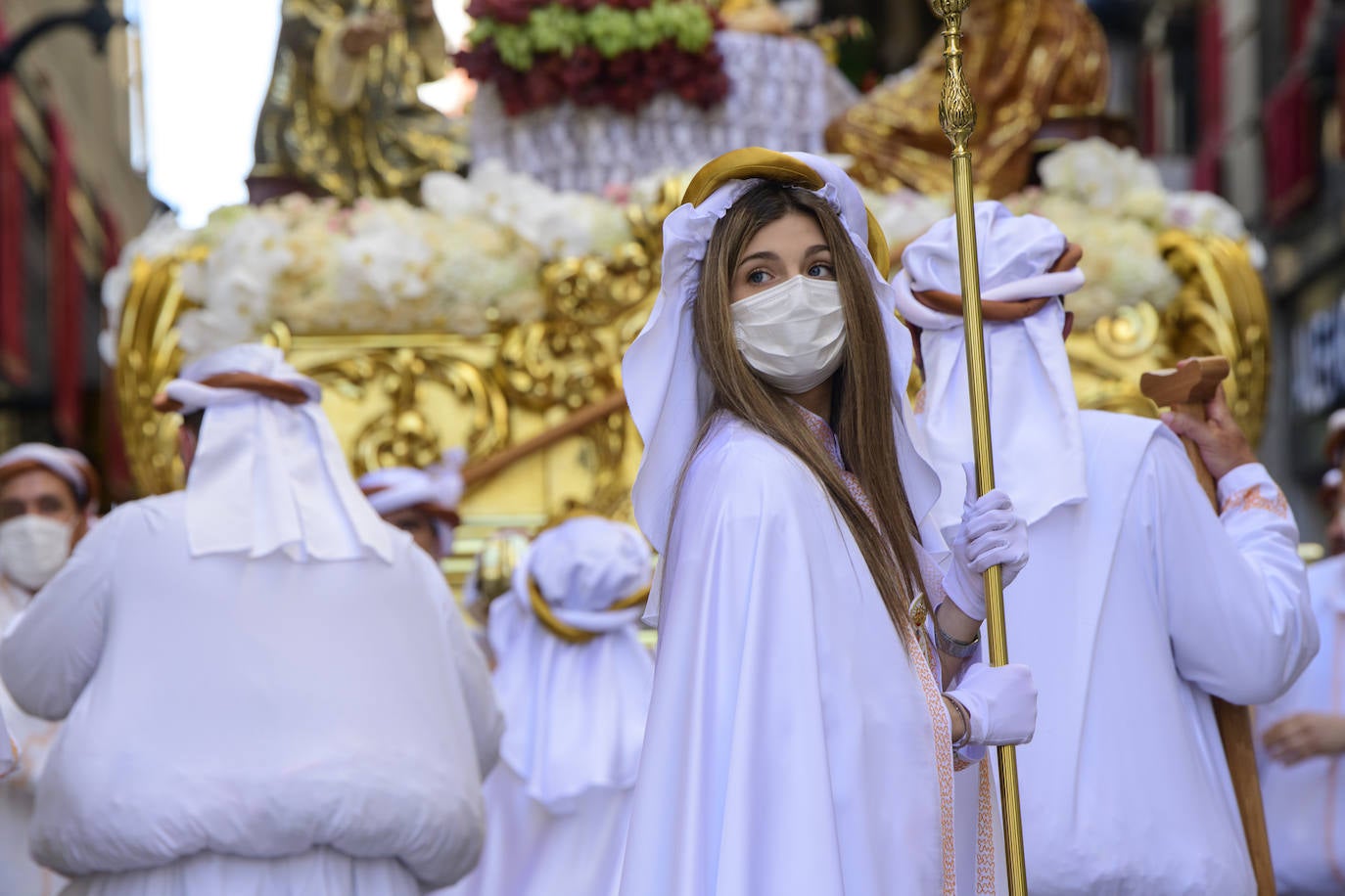 Fotos: La procesión del Resucitado cierra la Semana Santa murciana