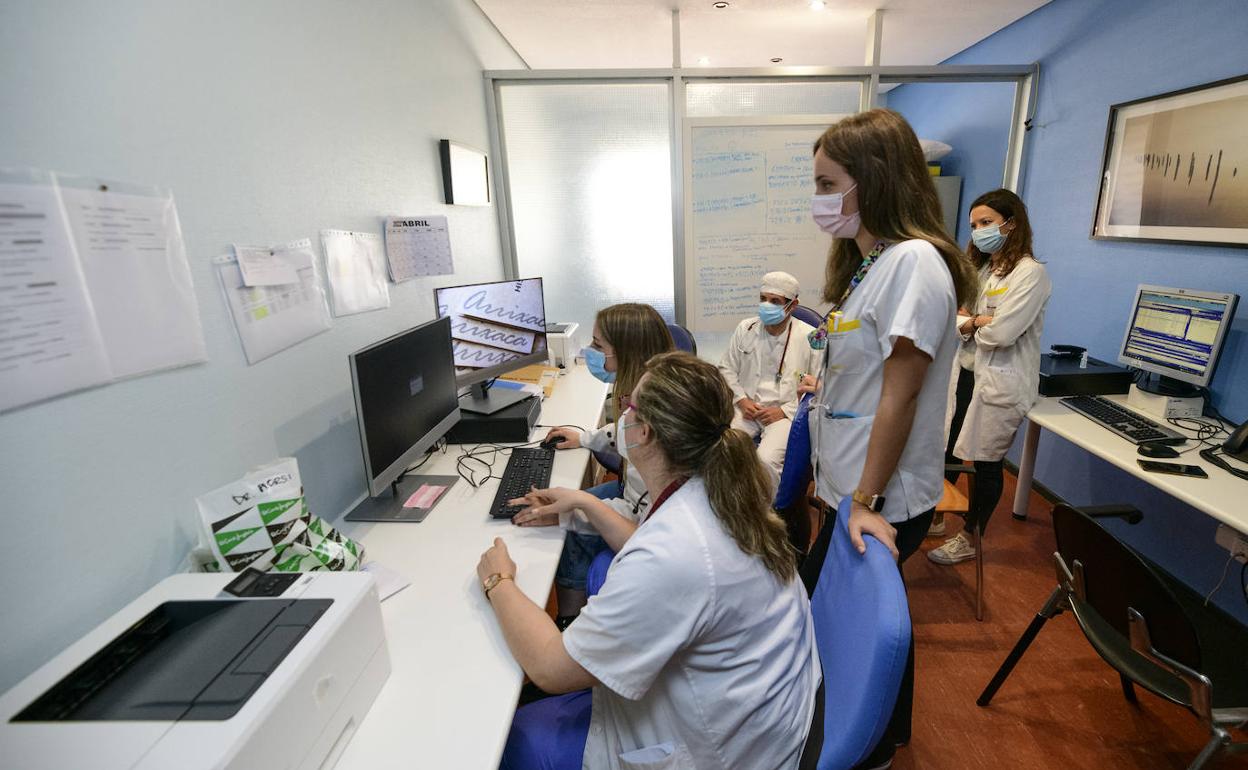 Mimebros de la Unidad de Ictus de La Arrixaca.