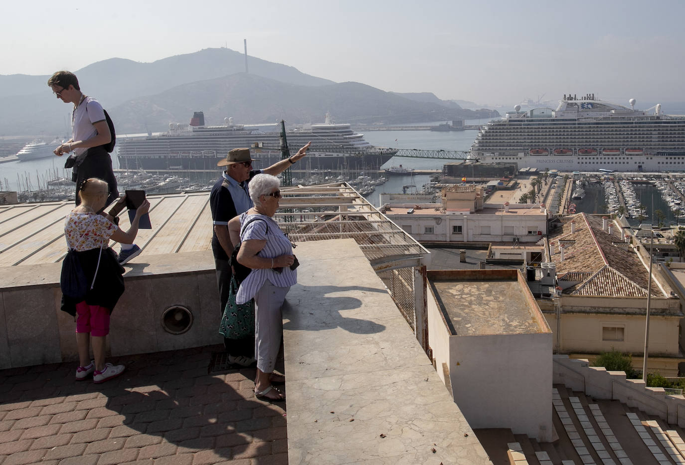 Fotos: Triple escala de cruceros en Cartagena
