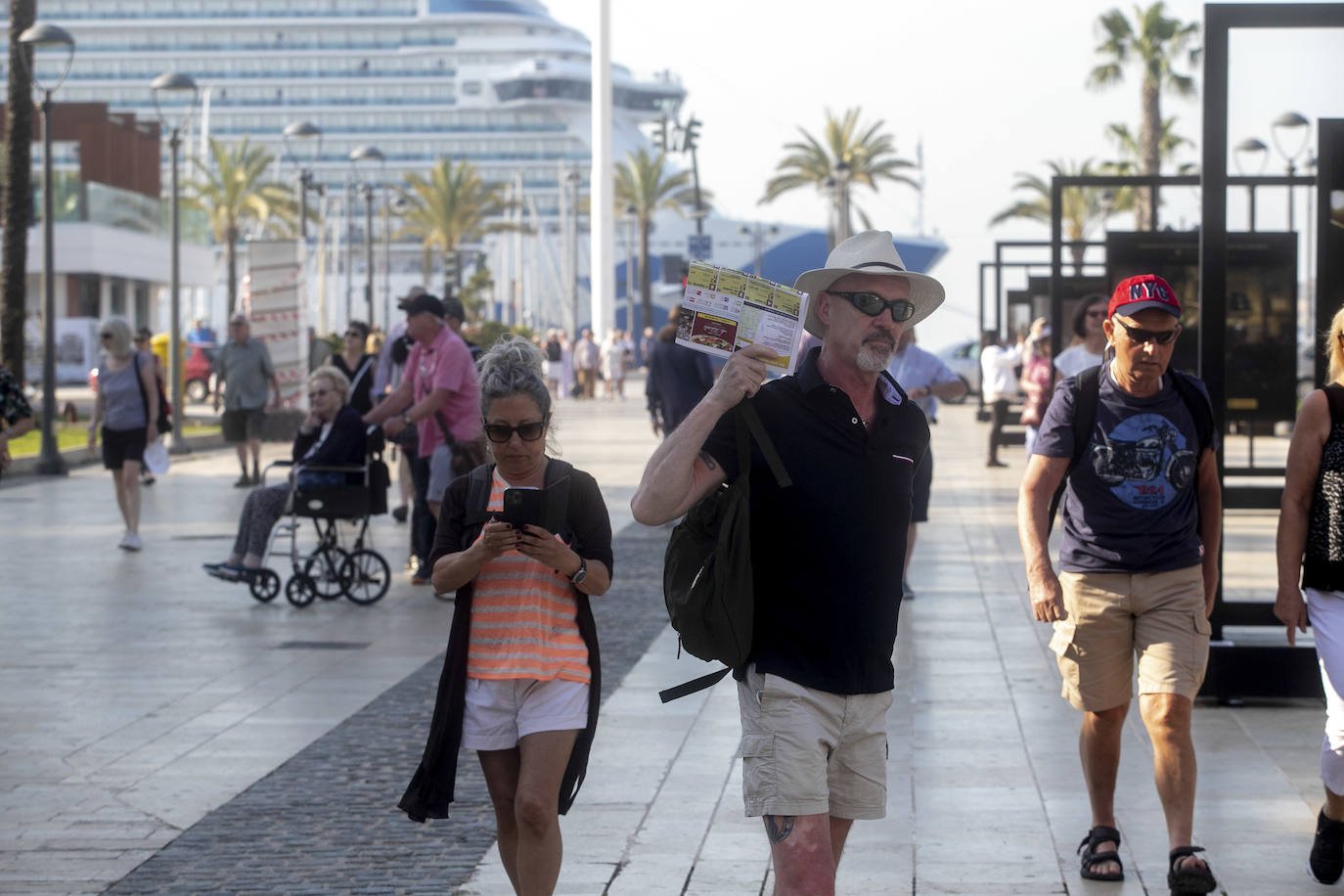 Fotos: Triple escala de cruceros en Cartagena