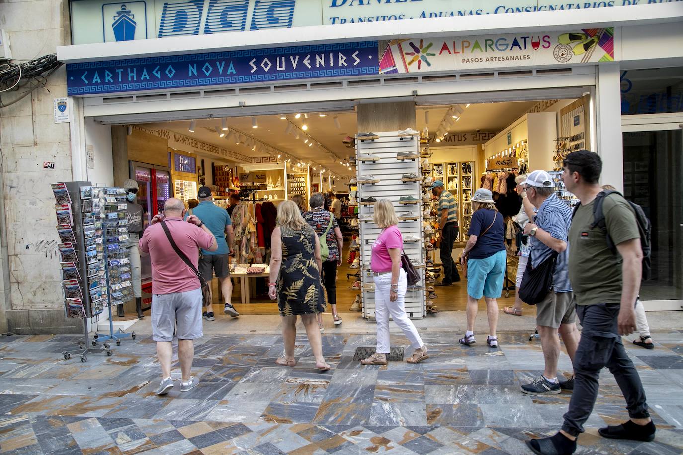 Fotos: Triple escala de cruceros en Cartagena