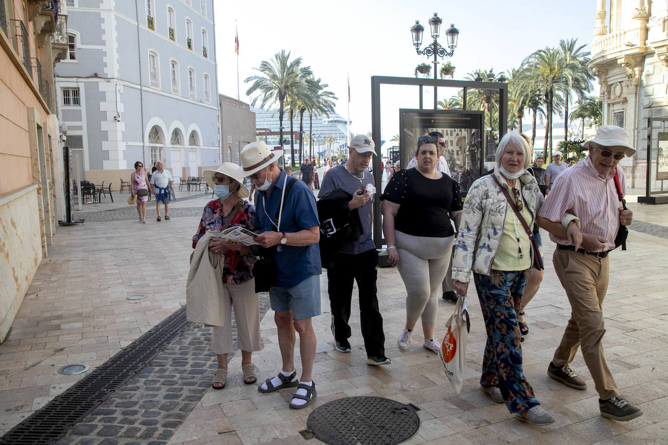 Fotos: Triple escala de cruceros en Cartagena