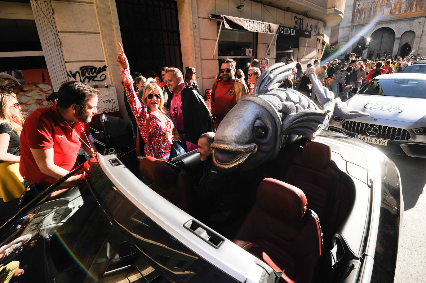 Fotos: La &#039;Sardina&#039; llega a las calles de Murcia