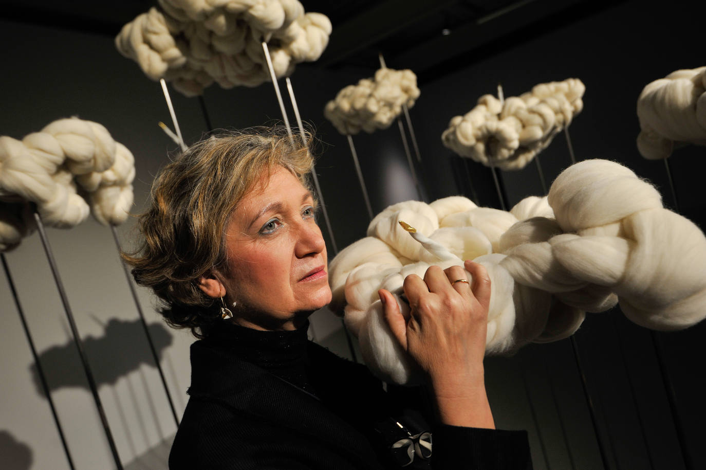 Fotos: Concha Martínez Montalvo expone en el Centro Párraga &#039;Algoritmo de sal&#039;