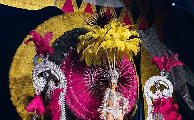 La Reina del Carnaval 2020, Elena Rodríguez, en una imagen de archivo. 