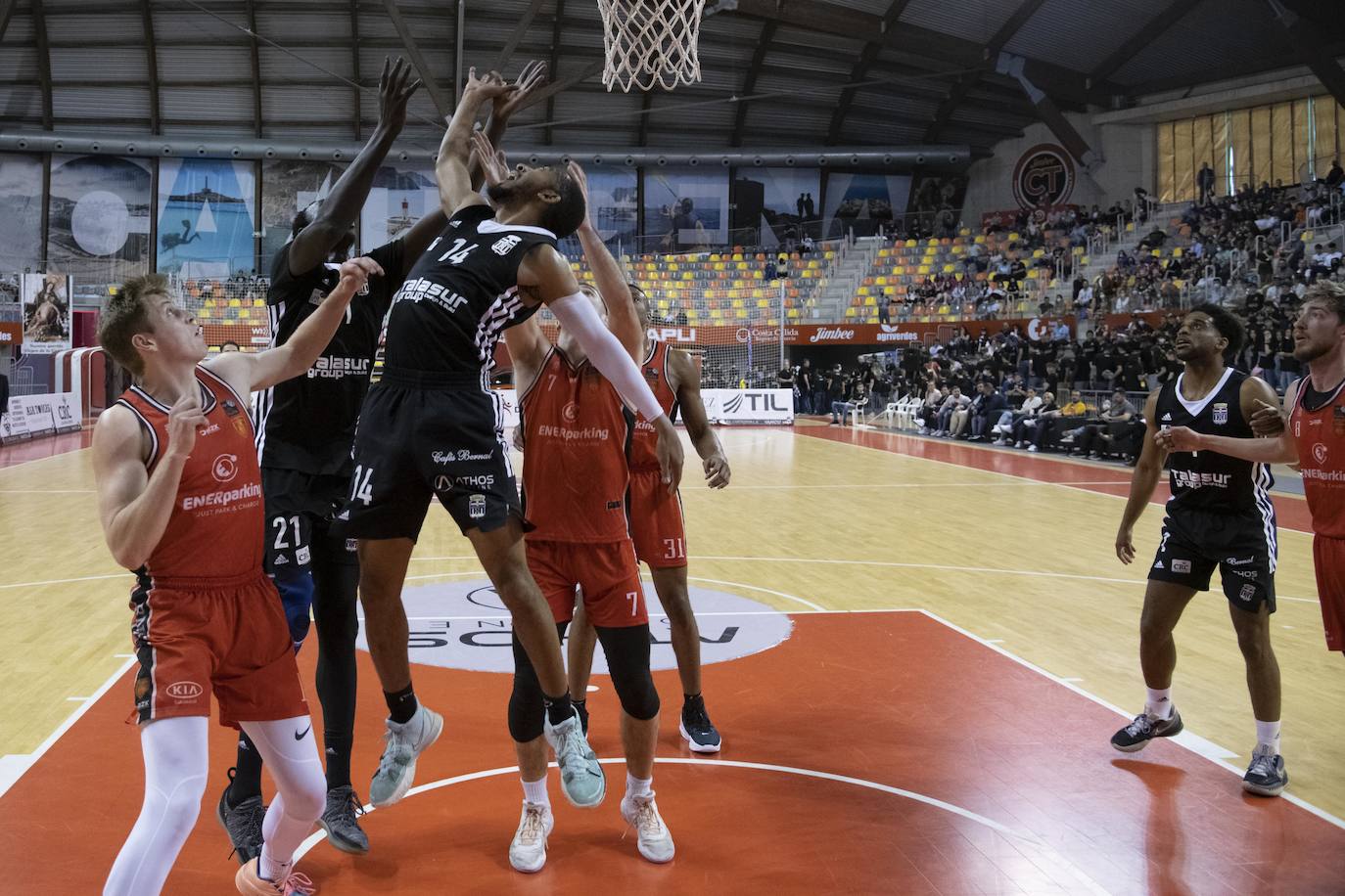 Fotos: La victoria del CB Cartagena frente al Basket Navarra, en imágenes
