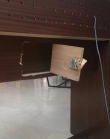 Imagen secundaria 2 - Desperfectos causados por los ladrones en la iglesia de La Purísima de la diputación cartagenera. 