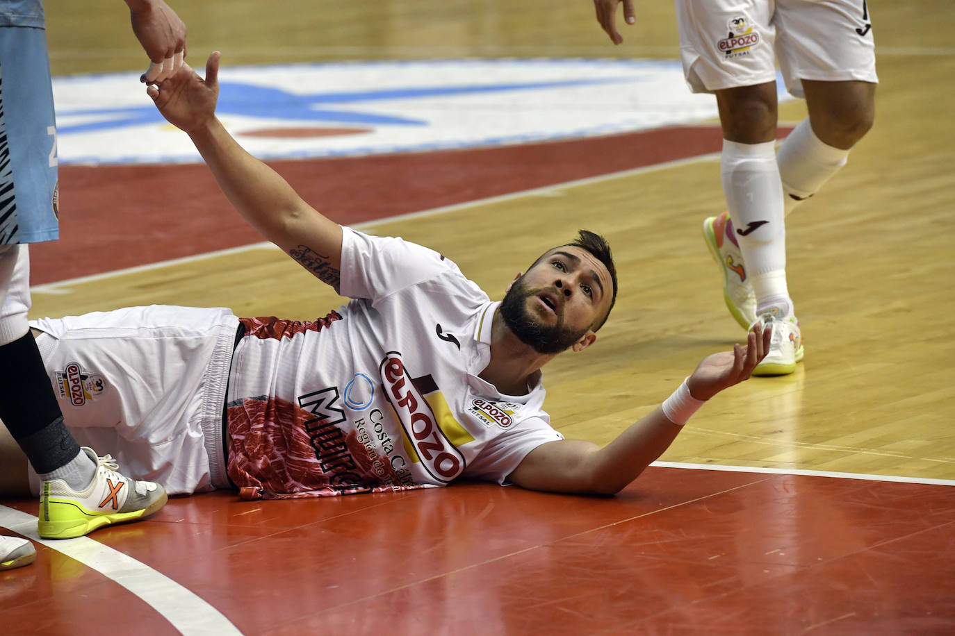 Fotos: El empate de ElPozo contra el Ribera Navarra, en imágenes