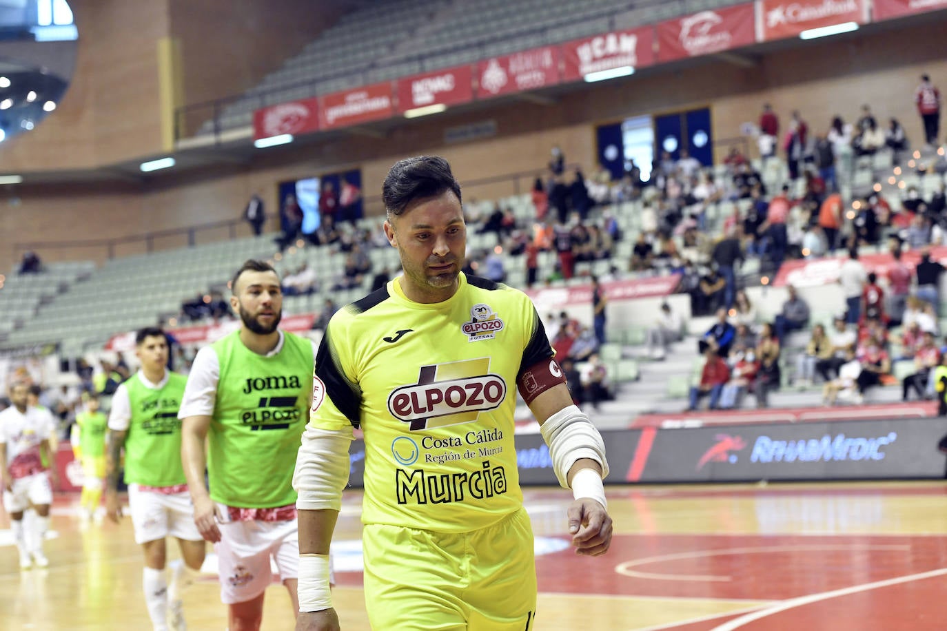 Fotos: El empate de ElPozo contra el Ribera Navarra, en imágenes