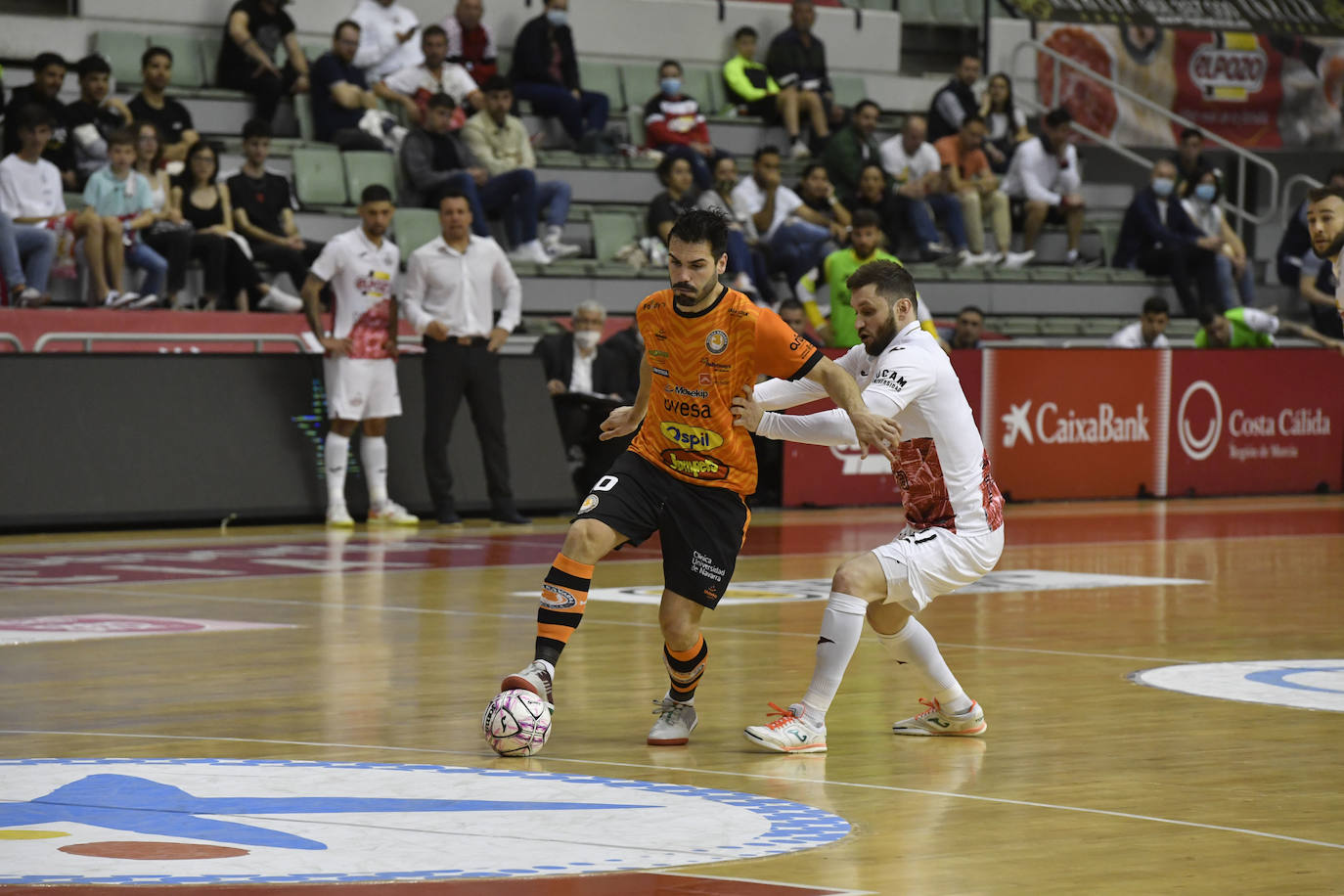 Fotos: El empate de ElPozo contra el Ribera Navarra, en imágenes