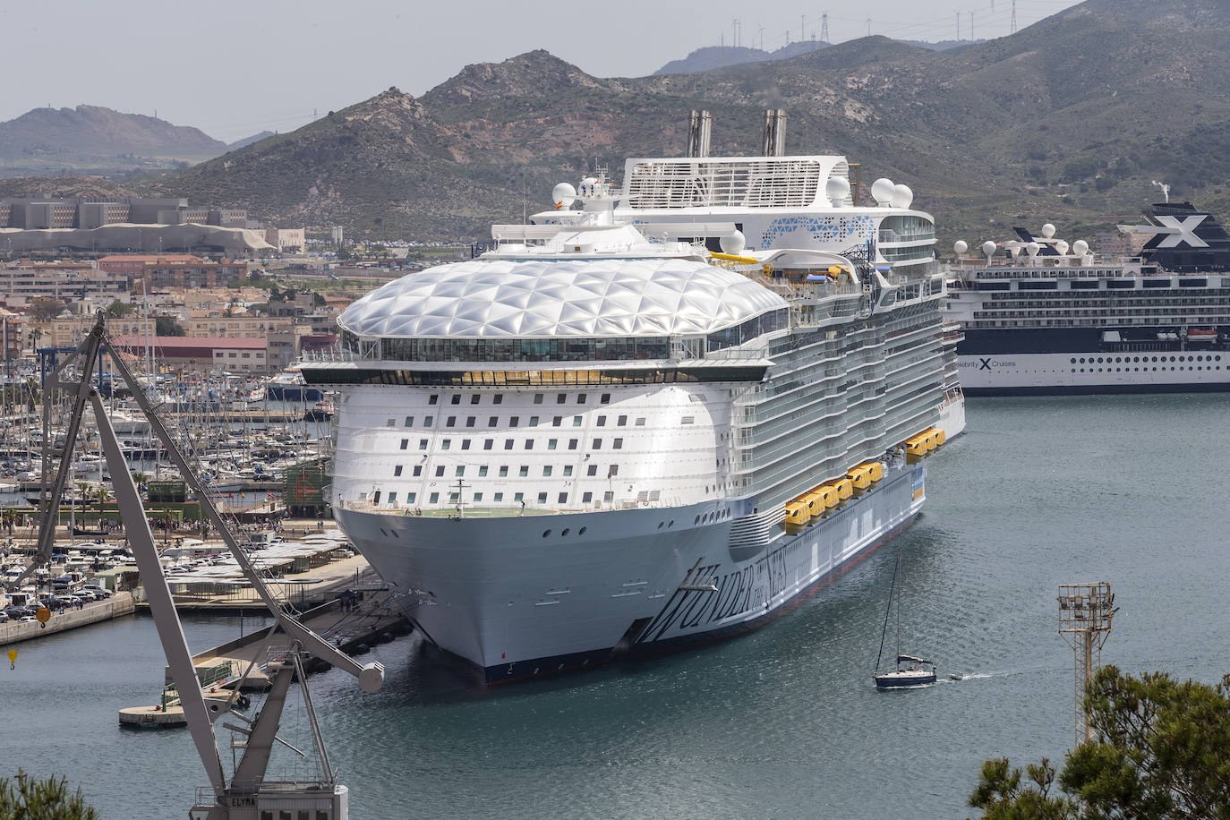 Fotos: El crucero &#039;Wonder of the Seas&#039;, en Cartagena