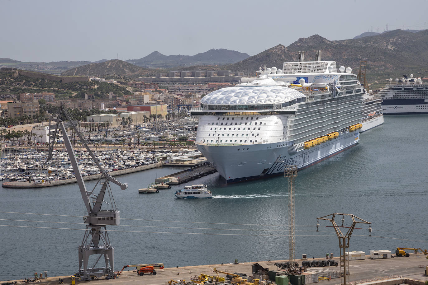 Fotos: El crucero &#039;Wonder of the Seas&#039;, en Cartagena