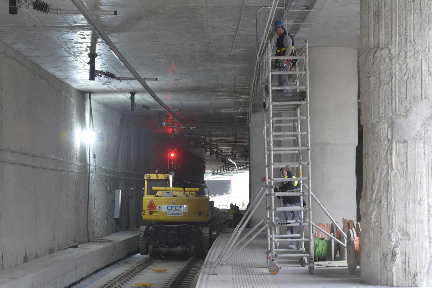 Fotos: GALERÍA: Las obras de la estación subterránea del AVE en El Carmen