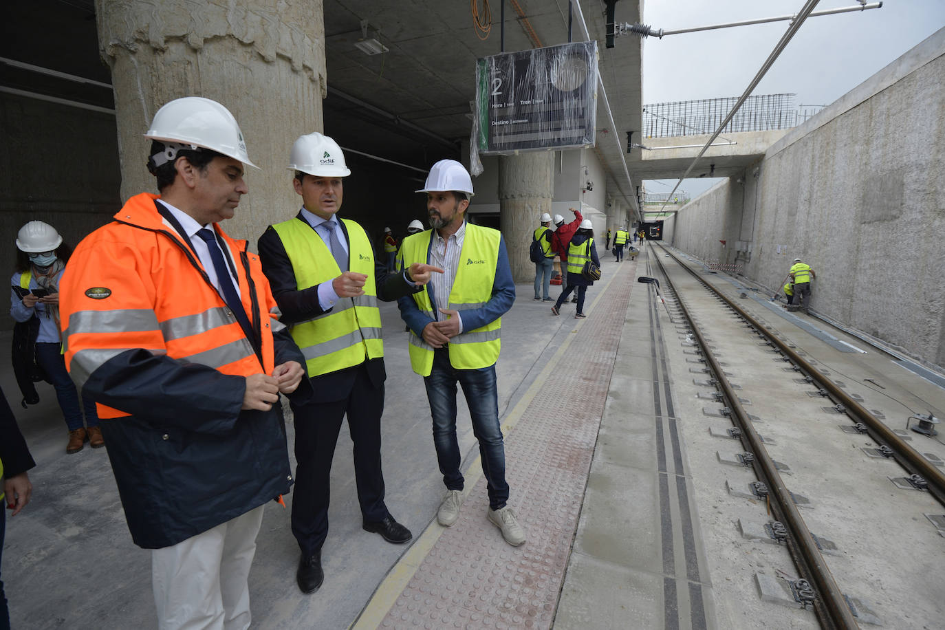 Fotos: GALERÍA: Las obras de la estación subterránea del AVE en El Carmen