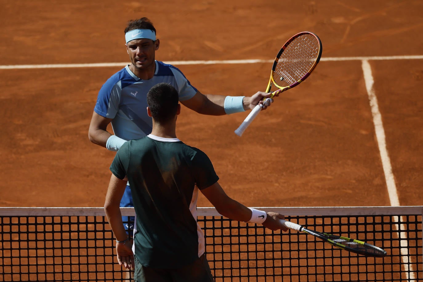 Fotos: El partido Rafa Nadal - Carlos Alcaraz del Mutua Madrid Open