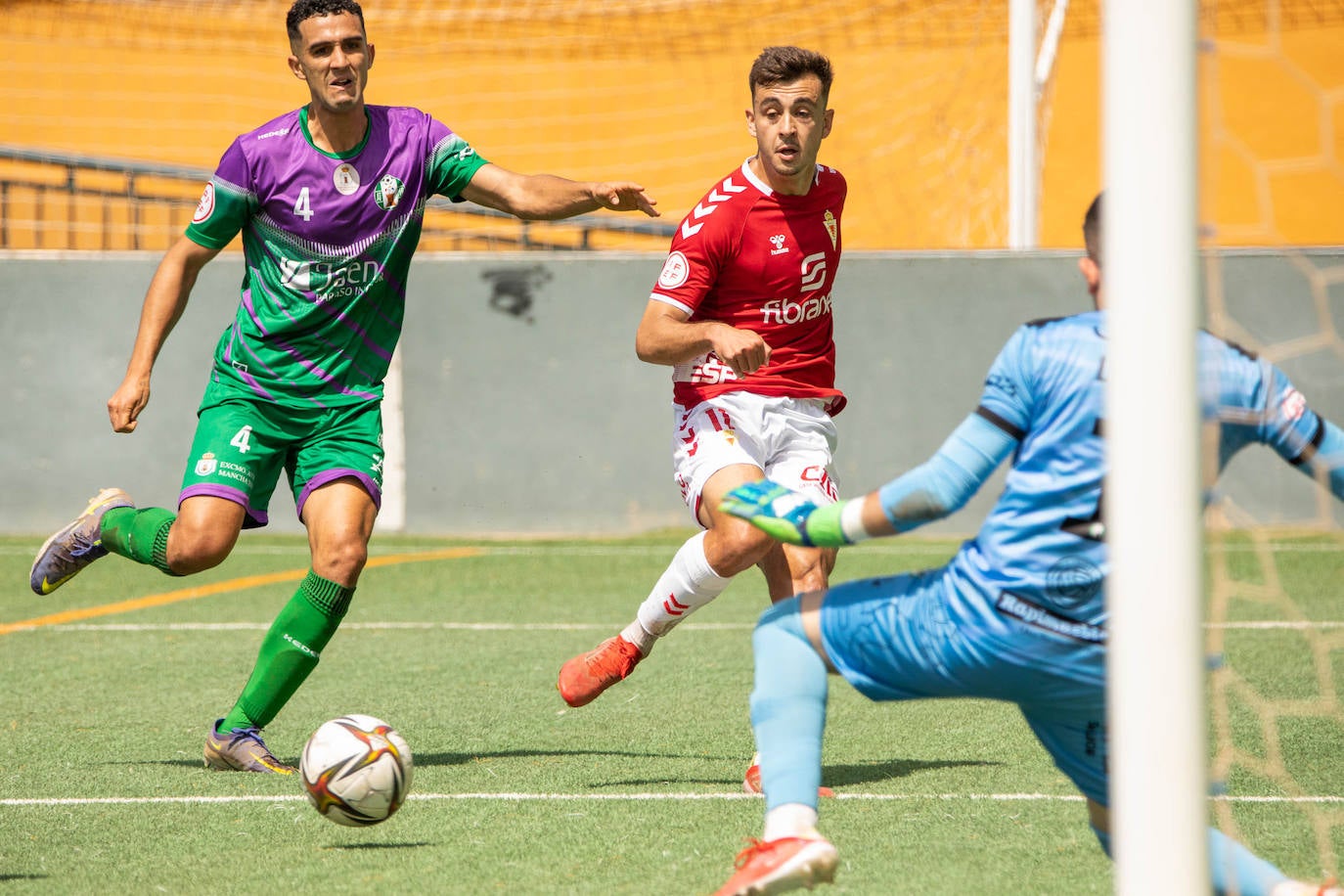 Fotos: La derrota del Real Murcia frente al Mancha Real, en imágenes