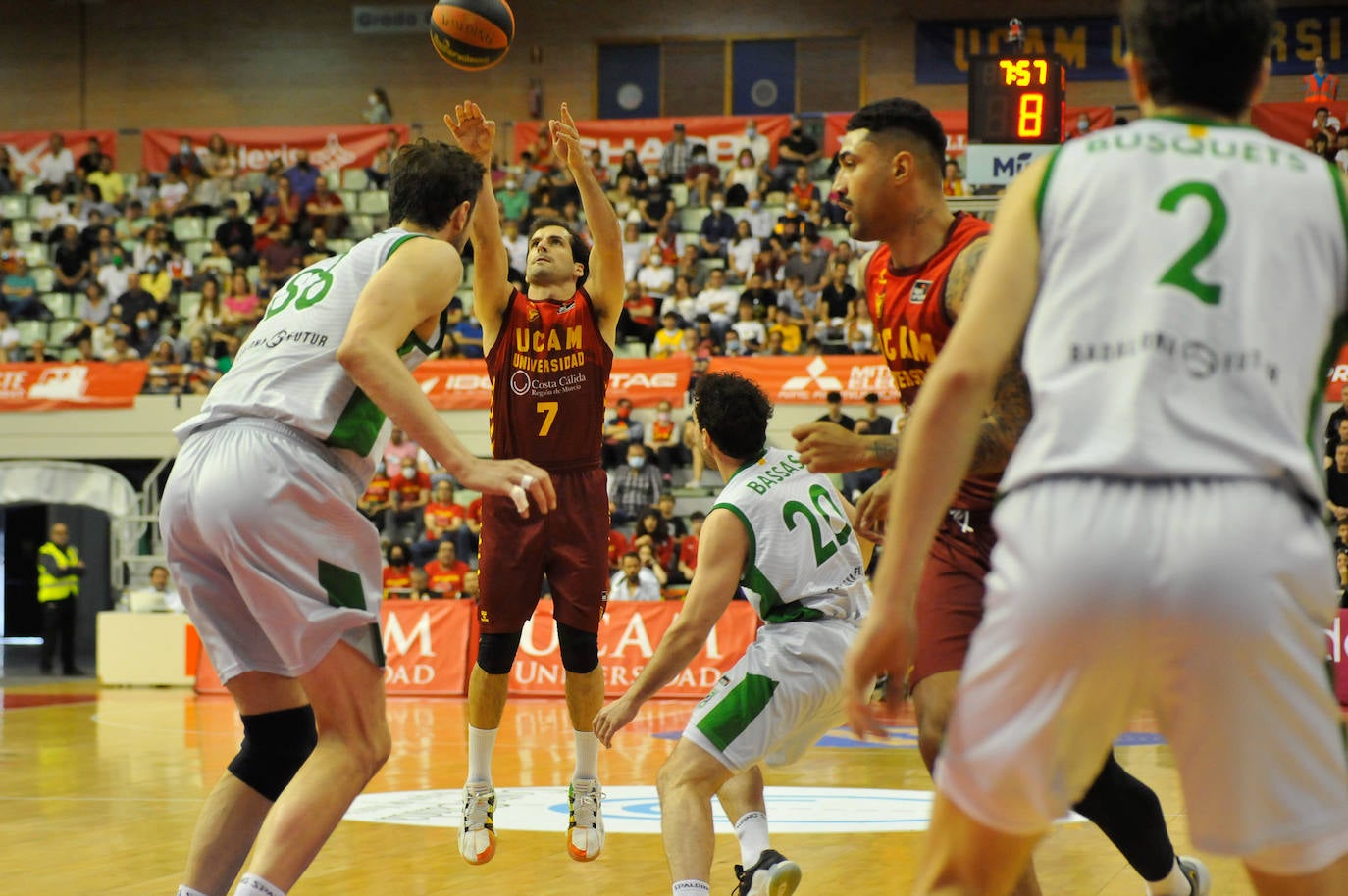 Fotos: La derrota del UCAM Murcia frente al Joventut, en imágenes