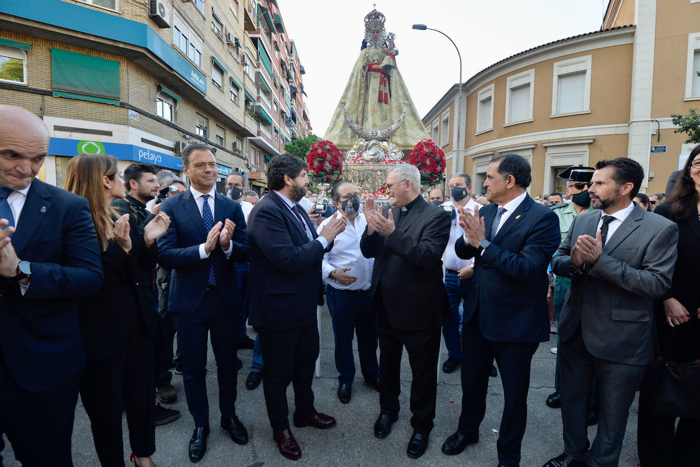 Fotos: La romería de la Morenica en su regreso a su santuario de Algezares, en imágenes