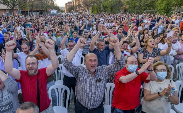 Recibimiento en San Esteban y cita con jóvenes tenistas de la Región