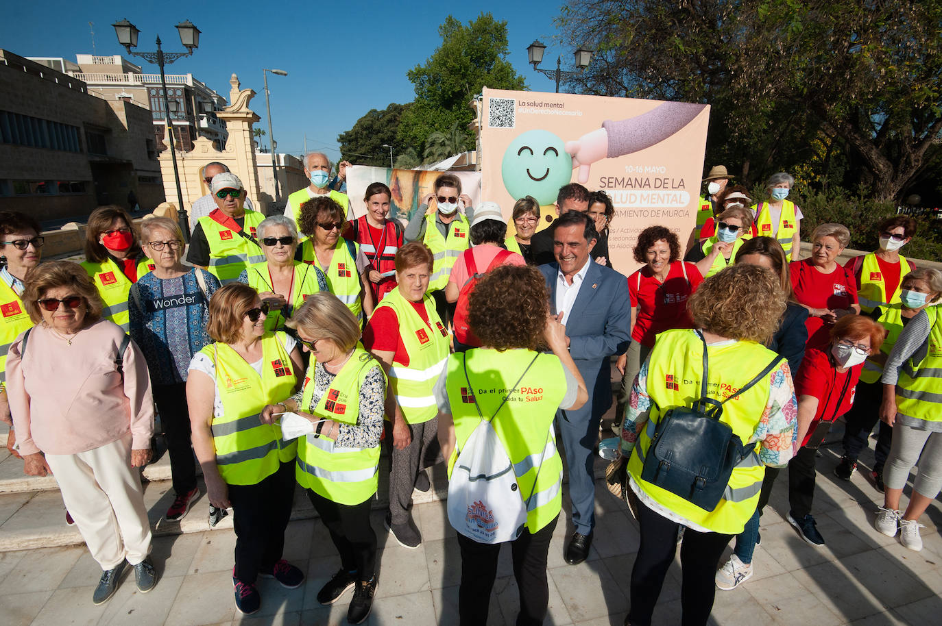 Fotos: Marcha en Murcia por el bienestar emocional