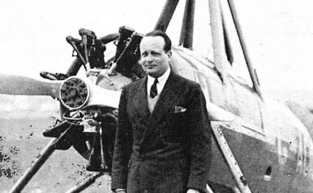 El inventor Juan de la Cierva. 
