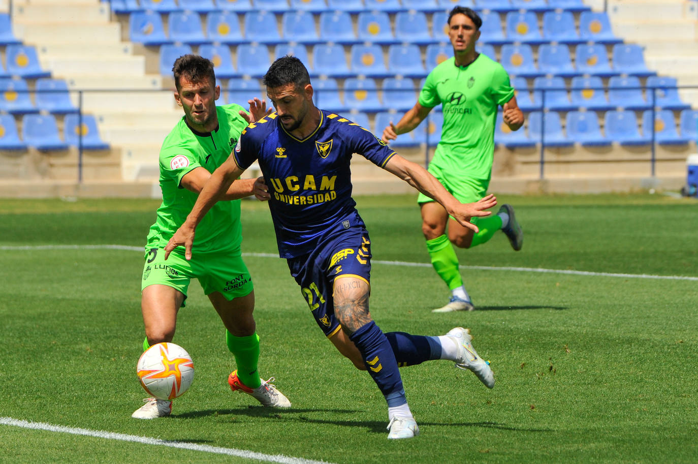 Fotos: El empate del UCAM CF frente al Atlético Baleares, en imágenes