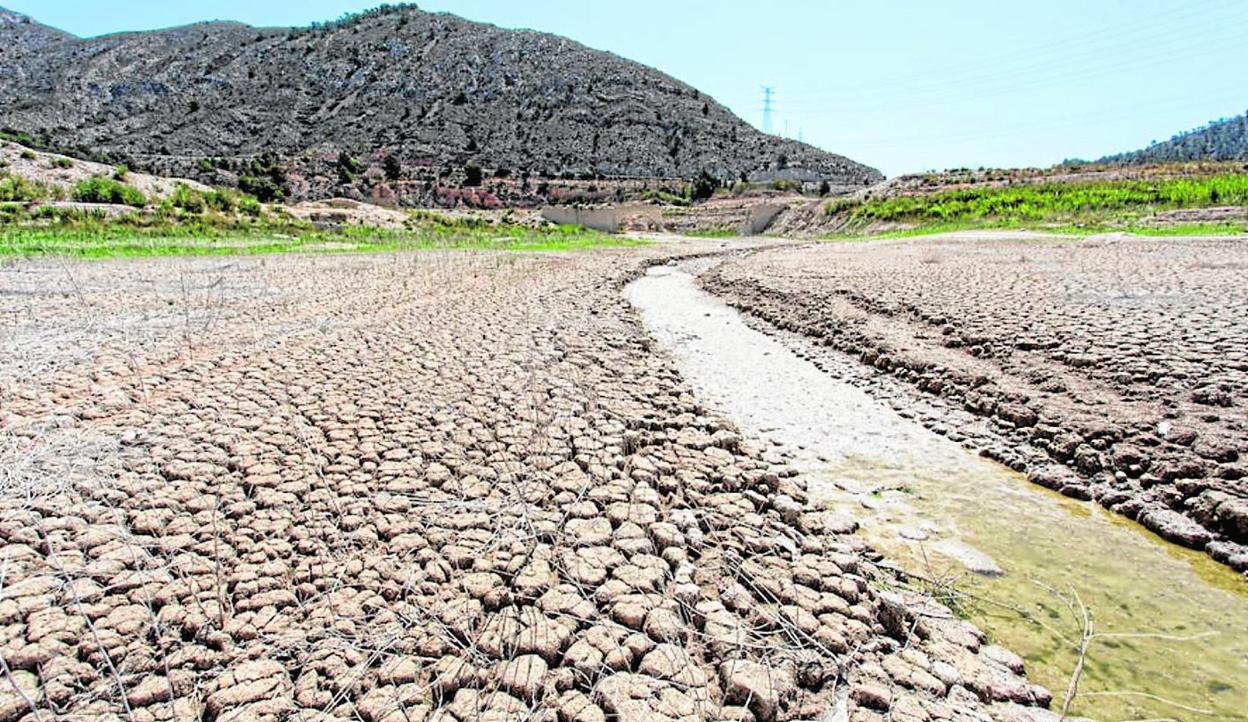 Pantano seco del sureste de la Península Ibérica. 