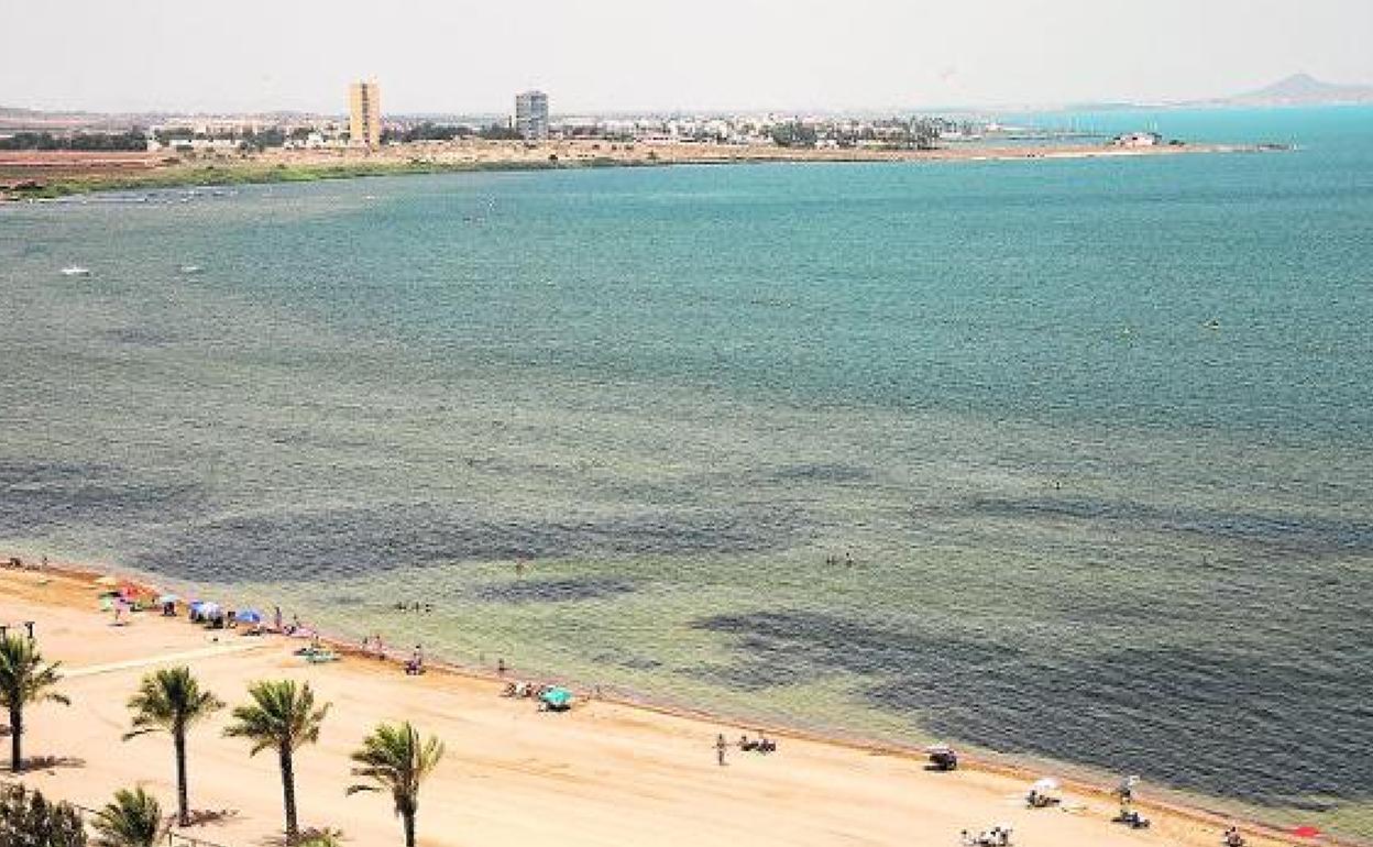 El Mar Menor desde Playa Honda., en una imagen de archivo.