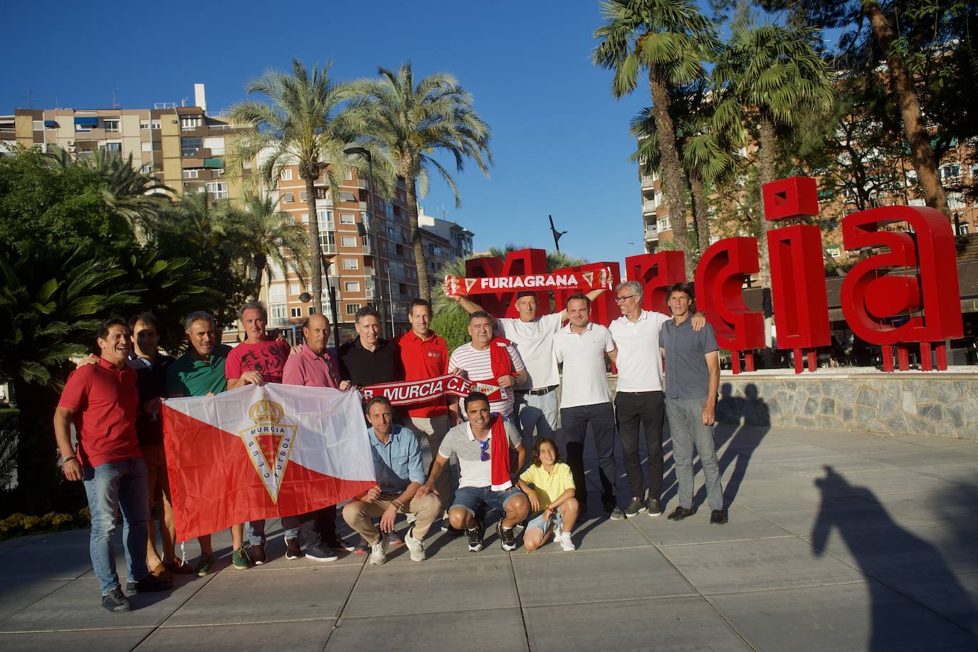 Fotos: Encuentro de 14 exjugadores que ascendieron con el Real Murcia