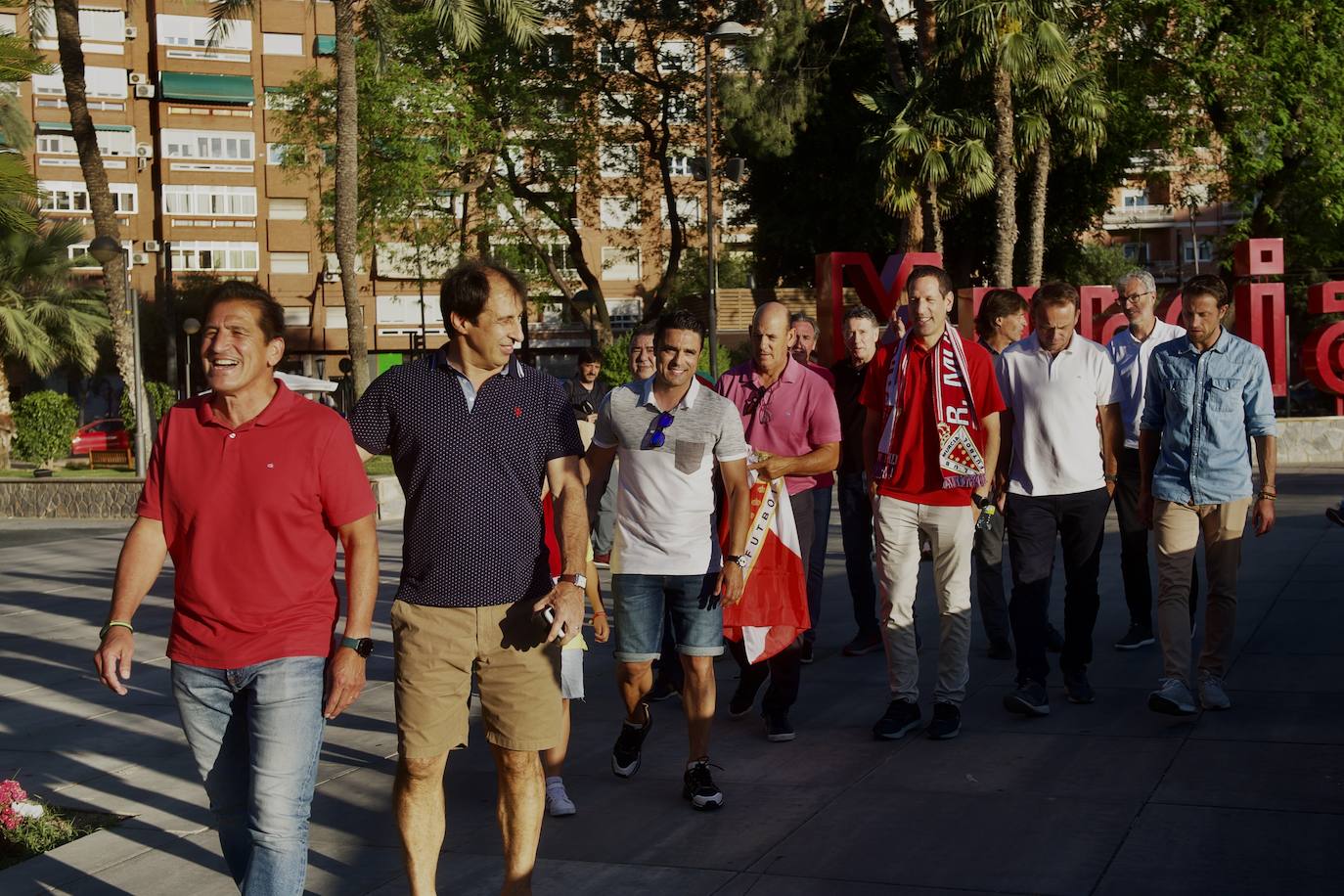 Fotos: Encuentro de 14 exjugadores que ascendieron con el Real Murcia