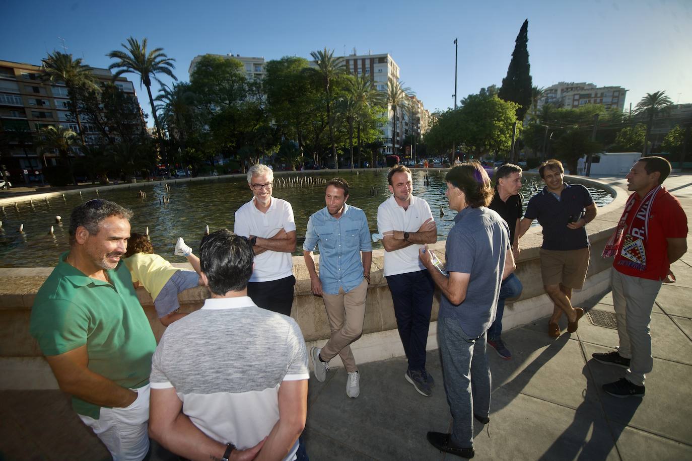 Fotos: Encuentro de 14 exjugadores que ascendieron con el Real Murcia