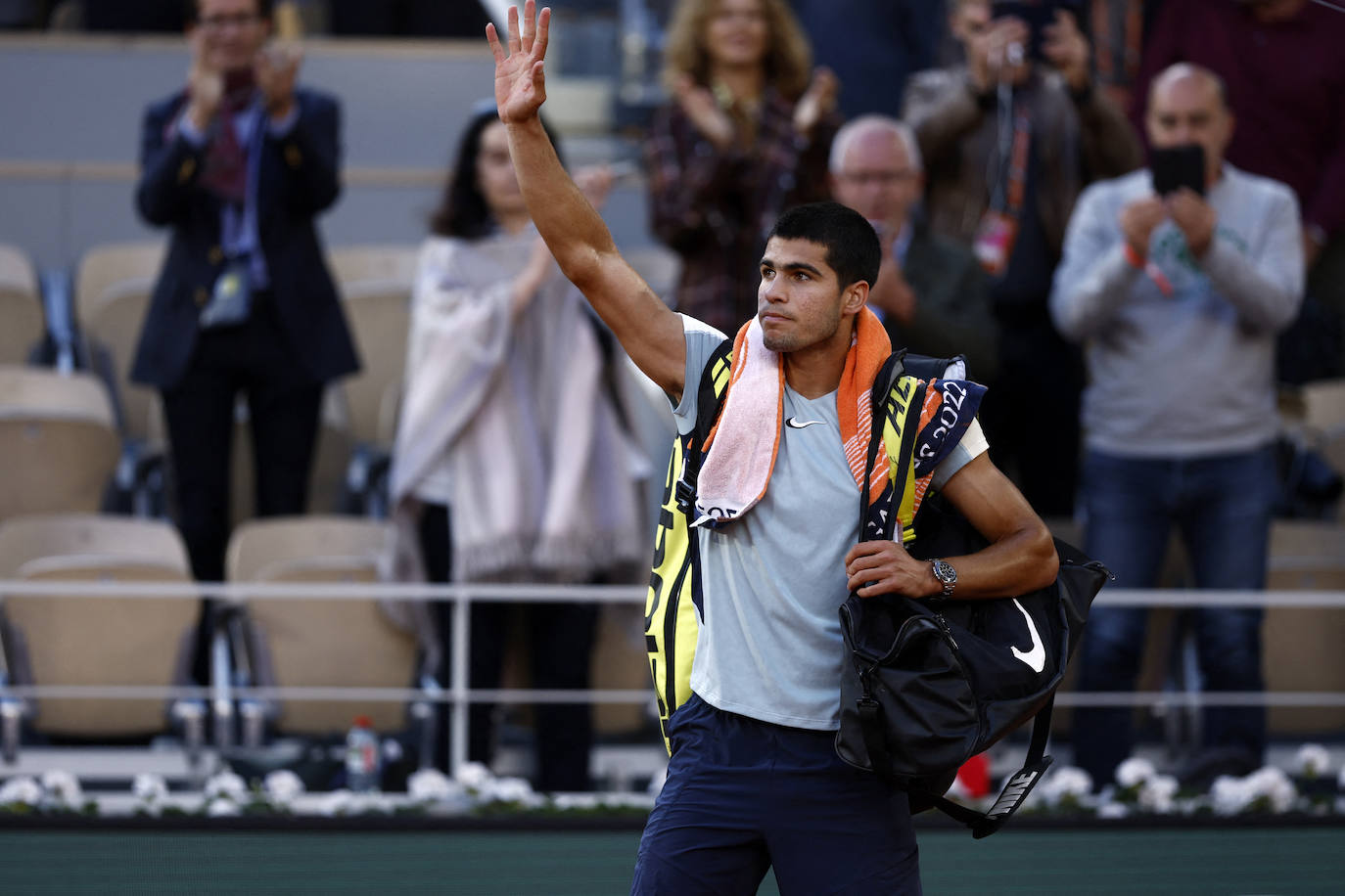 Fotos: Carlos Alcaraz se despide de Roland Garros tras caer ante Zverev