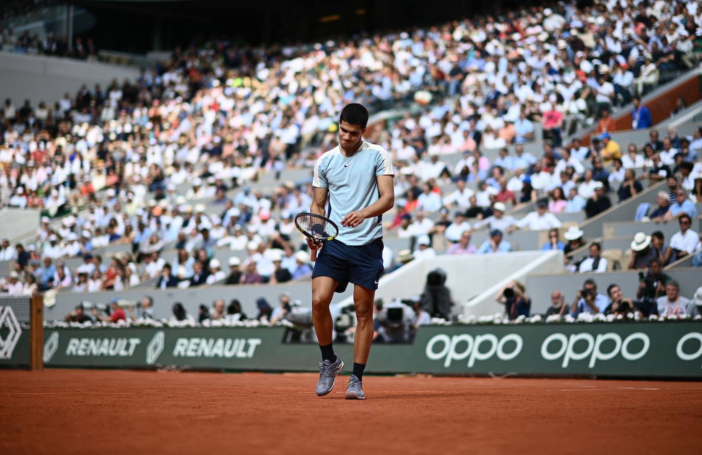 Fotos: Carlos Alcaraz se despide de Roland Garros tras caer ante Zverev