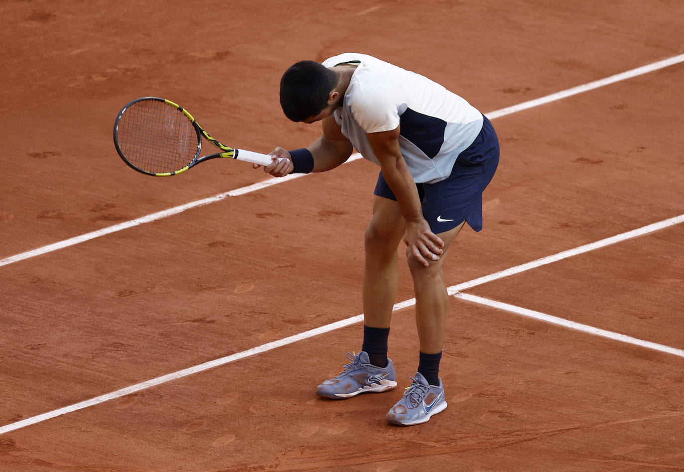 Fotos: Carlos Alcaraz se despide de Roland Garros tras caer ante Zverev