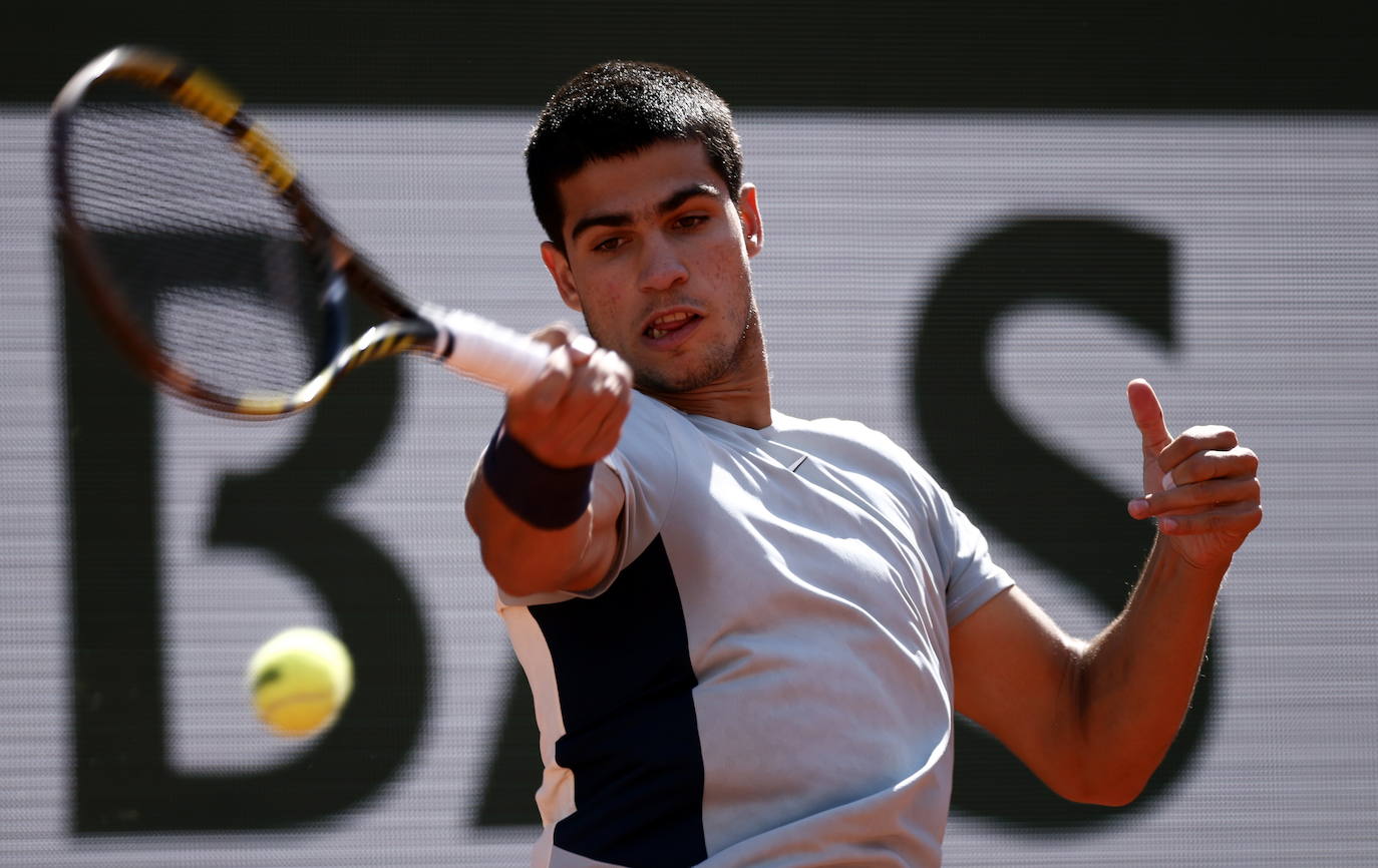 Fotos: Carlos Alcaraz se despide de Roland Garros tras caer ante Zverev