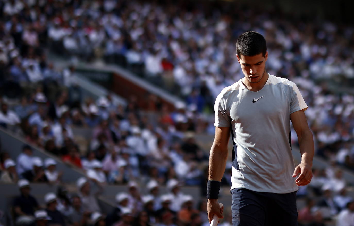 Fotos: Carlos Alcaraz se despide de Roland Garros tras caer ante Zverev