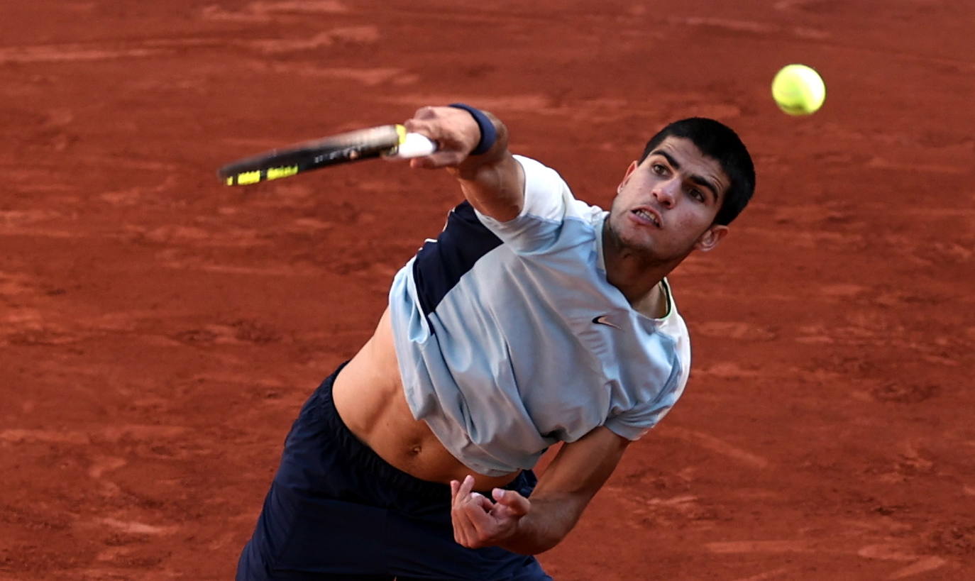 Fotos: Carlos Alcaraz se despide de Roland Garros tras caer ante Zverev