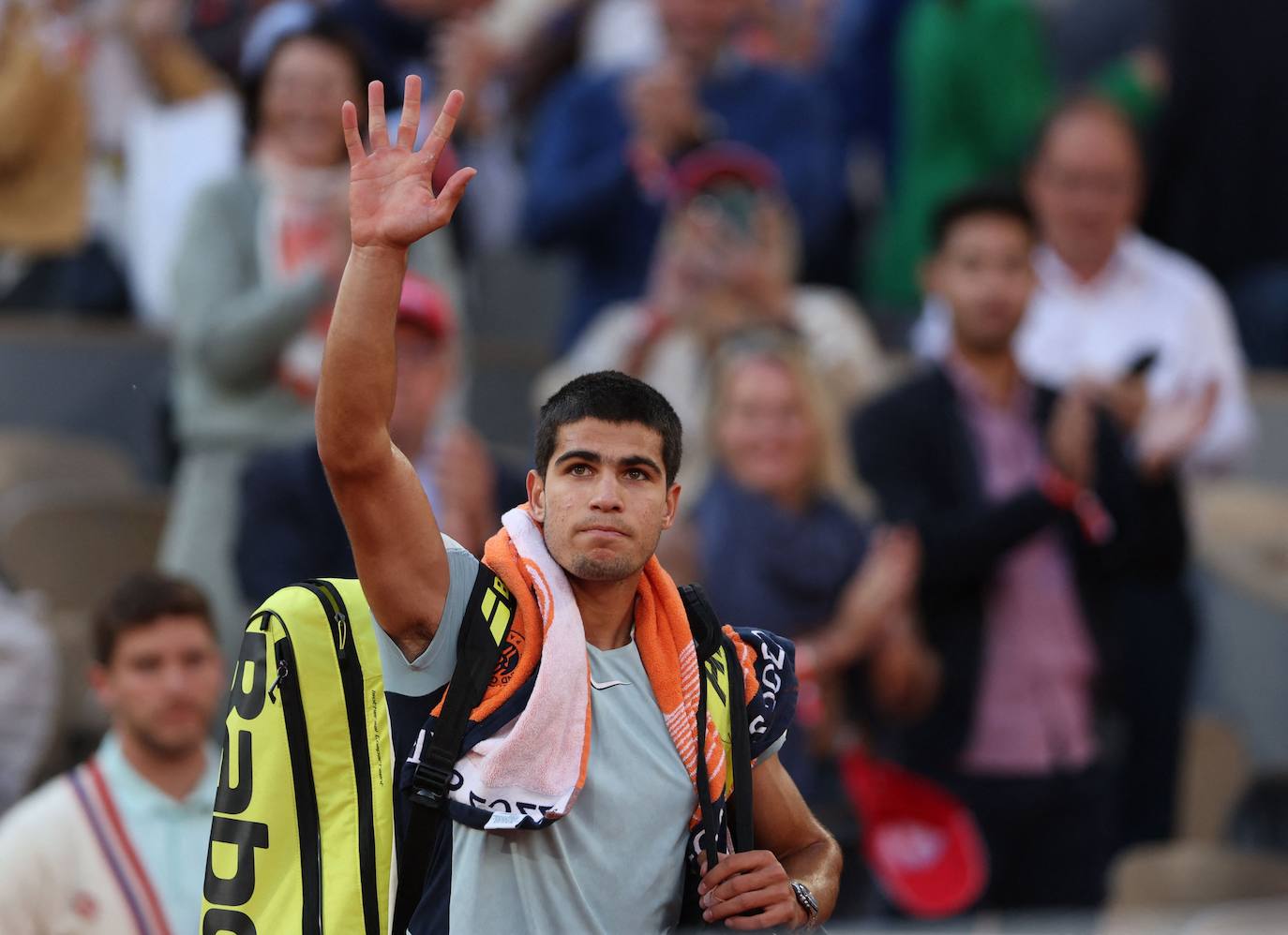 Fotos: Carlos Alcaraz se despide de Roland Garros tras caer ante Zverev