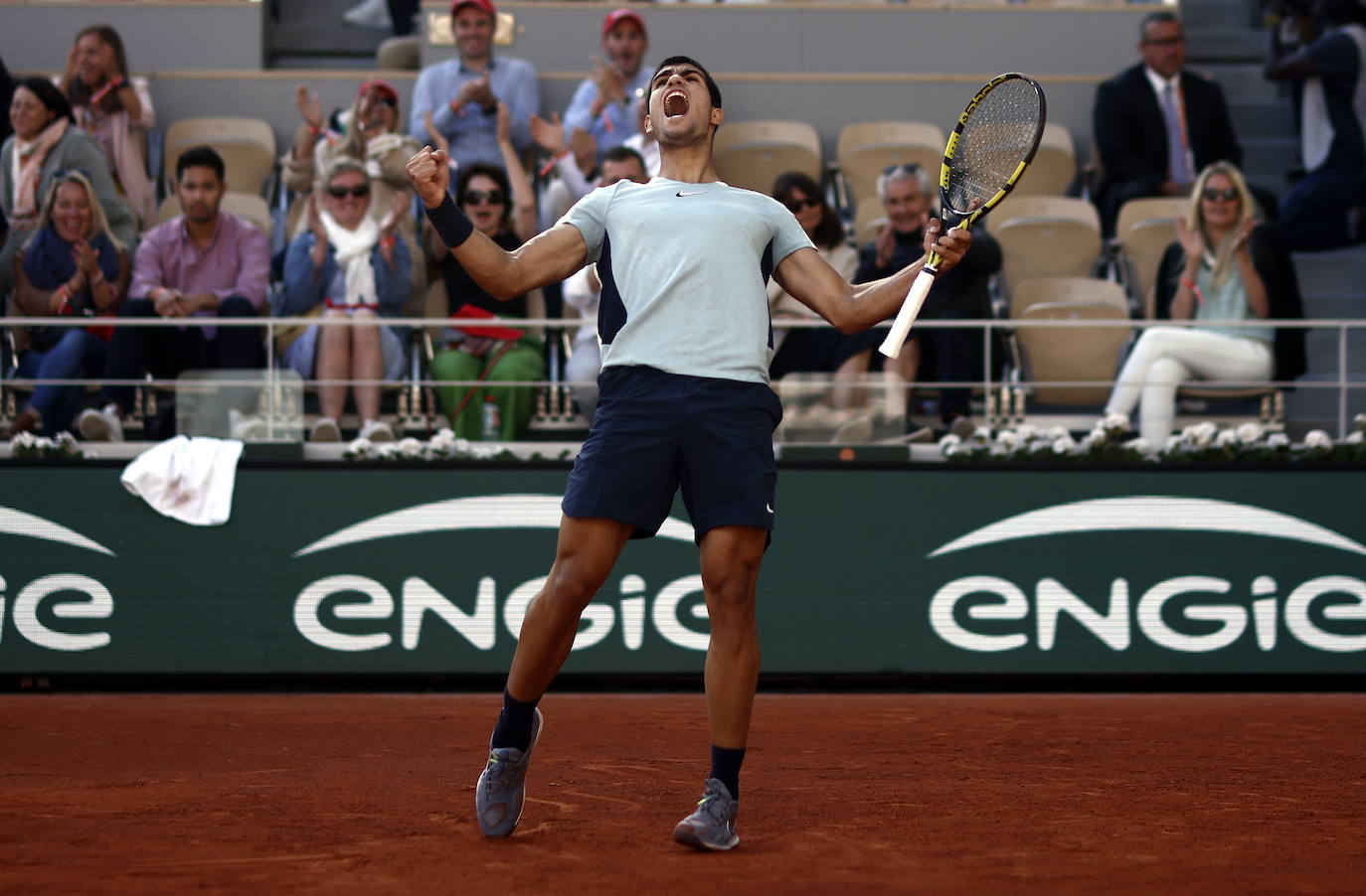 Fotos: Carlos Alcaraz se despide de Roland Garros tras caer ante Zverev