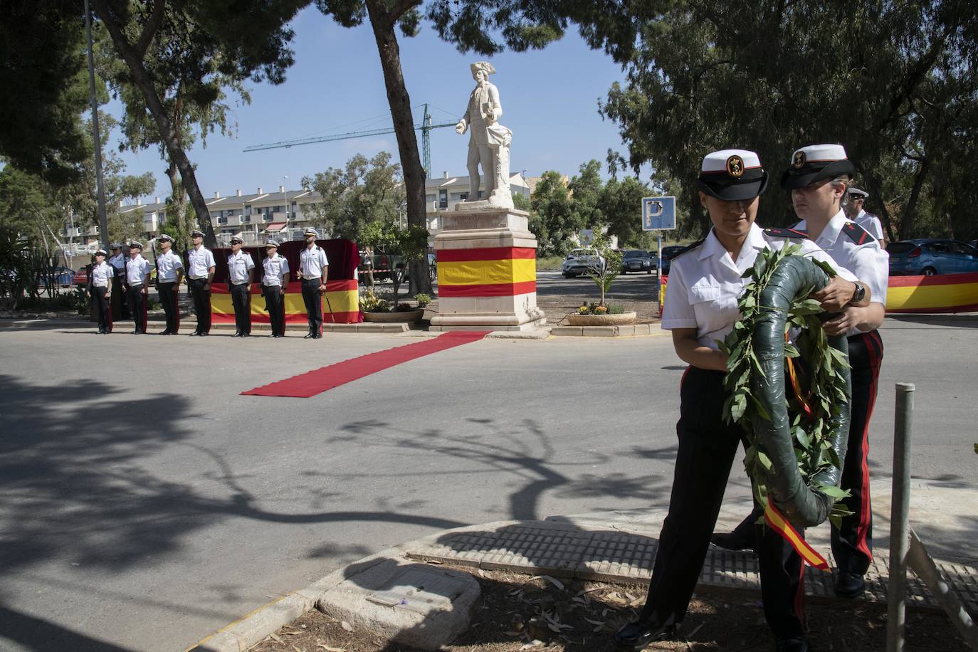 Fotos: Homenaje al fundador del Hospital de Caridad de Cartagena