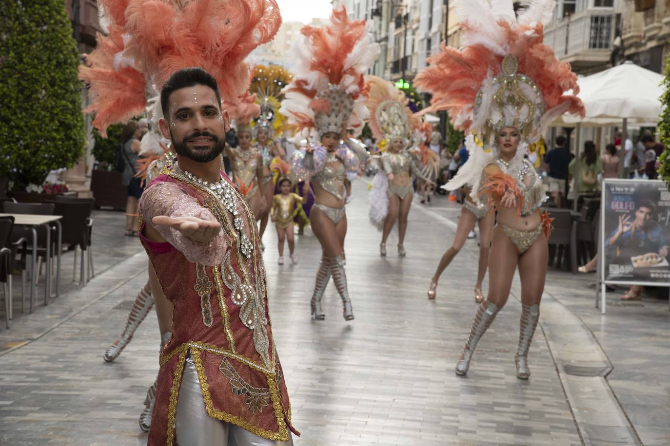 Fotos: El pasacalles del Carnaval de Cartagena, en imágenes